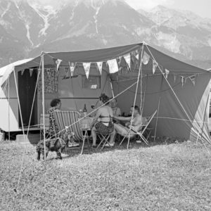 At the camping site, Germany 1958 At the camping site, Germany 1958